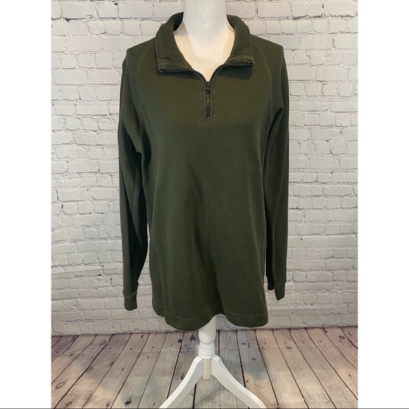 EDDIE BAUER 100% Cotton 1/4 Zip